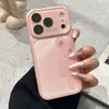 Nova Capa de Celular Urso Colorida em Gradiente Adequada para Apple 18 Pro Max, Alto Valor Estético para Meninas, com Design de Janela Grande para Modelos 17/16