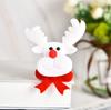 Hong Kong amor Papá Noel oso raqueta anillo lindo niños franela pulsera luminosa Navidad anillo a presión regalo