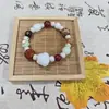 Pulseira Wenwan Duobao Feminina Super Fada Novo Estilo Chinês Retrô Mais Fácil de Combinar Pulseira de Contas Terço Acessórios de Mão Literários Estilo Antigo