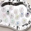 25mm Acrílico Transparente Dos Tonos Colorido Girasol Agujero Pasante Cuentas Sueltas Hecho a Mano DIY Pulsera Cadena de Teléfono Móvil Accesorios