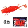 Sistema de olas de agua para trepar la superficie del agua cebo falso suave para insectos 8cm/8G flotante en el agua Señuelo Suave pez negro lubina Luya cebo biónico TPR