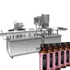 Máquina llenadora de líquido proteico oral de 50 ml Máquina llenadora de líquido oral de 30 ml Línea de enlace de llenado de bebidas de planta