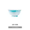Tigela e Prato Doméstico Jingdezhen Porcelana Óssea Prato Prato Tigela para Macarrão Tigela para Sopa Tigela para Arroz High-End Clube Hotel Tigela de Cerâmica e Hashi Louça