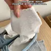 Meias vazadas de estilo japonês novas para a primavera para mulheres, meias até o meio da panturrilha com renda, tricotadas, modernas, que rejuvenescem, meias longas empilhadas