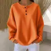 Em Estoque Transfronteiriço Amazon Comércio Exterior Moda Gola Redonda Malha Waffle Outono/Inverno 2026 Novo Cor Sólida Pulôver Top Solto