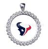 Collar con colgante del equipo de fútbol americano de la NFL de 32 equipos, Houston Texans, de Cross Border US Sports