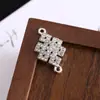 Nuevo Elemento Mongol Completamente Incrustado de Diamantes Nudo Auspicioso Mongol Accesorios Artesanía Tradicional Incrustada de Diamantes Fabricante de Accesorios de Moda Mayorista