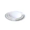 Platos Creativos Estilo Chino con Forma de Flor Blanca para Restaurantes, Hoteles y Posadas, Adecuados para Platos Salteados y Platos Fríos, Vajilla Comercial de Melamina