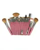Novo Estilo Conjunto de 25 Pincéis de Maquiagem Pincel para Sombra Pincel para Base Pincel para Corretivo Pincel para Máscara Pincel para Pó Ferramentas de Beleza