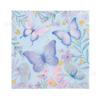 Vajilla Desechable de Cumpleaños de Niña Mariposa Azul Juego de Plato de Papel Mantel Decoración de Fiesta Fiesta Vaso de Papel Nuevo