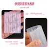 Molde 3D con Relieve para Uñas de Alta Transparencia, Lazo, Cruz, Accesorios para Uñas Corazones Cromados, Molde de Silicona Resistente a Altas Temperaturas
