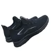 Comercio Exterior Tallas Grandes Transfronterizo Primavera y Otoño Nuevo Malla Transpirable Zapatos de Tela Old Beijing Zapatos de Hombre Caña Baja con Cordones Zapatos Antideslizantes para Hombre