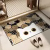Alfombrilla de Baño Cachorro Baño Divertido Texto Hogar Baño Absorbente de Agua Antideslizante Alfombrilla de Barro Diatomeas