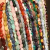 Material natural cristal ágata grava con cuentas sueltas accesorios para joyería diy agujero agujero cuentas amorfas