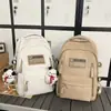 Mochila de Nuevo Estilo 2024 para Estudiantes Universitarias, Mochila Sencilla de Viaje para Computadora, Estudiantes de Secundaria y Preparatoria, Gran Capacidad