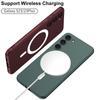 Funda para Teléfono Móvil para Samsung S23 S23pro Funda para Teléfono Móvil de Absorción Magnética Funda Suave con Sensación de Piel s23ultra Funda Protectora Resistente a Caídas