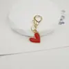Venda Quente Transfronteiriça Liga de Metal Pingente de Coração com Esmalte Pingente Pequeno Decoração de Cadarço Pingente de Fone de Ouvido Decoração de Bolsa Pequeno Presente Corporativo