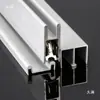 Juego de Tres Piezas para Riel de Vidrio de 5 mm Vitrina Deslizante Gabinete Estantería, etc.. Riel Deslizante Pista Puerta Corredera Puerta de Empujar-Tirar Accesorios