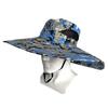 Sombrero de Sol para Exteriores de Ala Grande Transpirable Sombrero de Sol Sombrero Protector Solar Resistente al Viento Malla Camuflada Sombrero de Verano