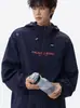 Chamarra ligera y transpirable con capucha y estampado de letras estilo americano para hombres y mujeres, chaqueta de sol para exteriores de verano, chaqueta de pareja dopamina