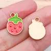 Dibujos Animados 30 Piezas de Fruta de Goteo Piña Fresa Cereza Manzana Sandía Colgante DIY Pulsera Collar Accesorios