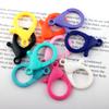 Cor fecho lagosta plástico DIY chaveiro acessórios de joalheria chaveiro feito à mão acessórios para bolsa brinquedo material