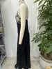 Vestido Longo Za com Cruzamento Estilo Europeu e Americano Moda Verão 2025 Tendência Nova Feminina Vestido Midi Bordado