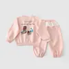Conjunto de Sudadera para Niñas 2026 Nueva Ropa Infantil Princesa Moderna Bebé Primavera y Otoño Conjunto de Dos Piezas