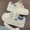 Zapatos Blancos Infantiles para Niñas 2025 Otoño Nuevos Zapatos de Pan Lindos de Nicho Versátiles Deportivos Casuales para Niños Medianos y Grandes