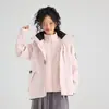 Chaqueta Deportiva Cortavientos Desmontable Tres en Uno Hecha a Medida de Fábrica Original para Montañismo al Aire Libre para Hombres y Mujeres, Versión Engrosada de Invierno