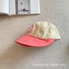 Estilo extranjero color retro combinado sombrero de verano para niños protección solar sombrero de equitación sombrero de pescador