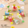 Chapéu Mini com Laço Estilo Coreano Decoração de Bolo Ornamento Pom-Pom Chapéu de Aniversário Decoração de Mesa de Confeitaria