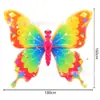2026 Nueva Decoración de Fiesta Escénica con Forma de Mariposa para Festividades Transfronterizas Accesorios Banderas con Forma para Eventos