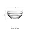 Taza de pudín tazón especial de vidrio salón de belleza transparente resistente a altas temperaturas comercial tazón pequeño pudín gelatina castaña de agua molde para pastel