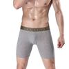 Novas Cuecas Boxer Esportivas Masculinas Alongadas de Algodão Colorido para Corrida Anti-desgaste na Perna Tamanho Grande Calças de Cinco Cantos