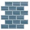 Pegatinas de pared autoadhesivas con pegamento de gota, procesamiento de fábrica, serie de ladrillos cuadrados pequeños, decoración de pared, papel tapiz 3D, pegatinas impermeables y resistentes a las manchas