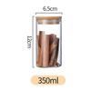 Frasco Sellado de Vidrio de Borosilicato Alto para Almacenar Snacks, Bote de Té a Prueba de Humedad, Botella para Almacenamiento de Granos, Sellado y a Prueba de Humedad