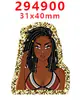 Accesorios Acrílicos de Dibujos Animados con Purpurina Transfronterizos Accesorios de Joyería DIY de Resina Parche Pasador Pasador Gt-J-294577