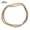 Piedra Biliar Negra Nueva, Varios Dijes de Piedra Biliar Galvanizados en Oro Real, Cuentas Sueltas para Joyería DIY, Adornos de Cuentas Semi-Terminados