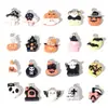 Colgante de Calabaza Fantasma de Halloween de Resina de Dibujos Animados Accesorios de Decoración para Pulsera Collar Llavero DIY W801