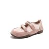 Sapatos Mary Jane com Velcro para Mulheres 2025 Primavera Novo Estilo Vazado Boca Rasa Confortáveis Casuais