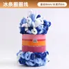 Barra de hielo personalizada hilo de bucle tejido a mano hilo para orejas de dona DIY hilo esponjoso de grosor medio apto para principiantes