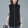 Chaleco de Comercio Exterior Transfronterizo de Talla Grande de Longitud Media para Mujer 2025 Nuevo Estilo Coreano Delgado sin Mangas Holgado Chaleco Chaqueta al por Mayor