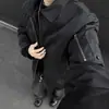 Directo de fábrica abrigo American cleanfit para hombre primavera y otoño solapa corto azul marino chaqueta bomber chaqueta acolchada de algodón