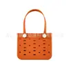 Bolso Perforado de Eva Moda Coreana, Popular Bolso de Maquillaje Coreano de Nicho, Bolso de Playa con Accesorio DIY