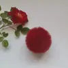 Venta al por mayor del fabricante Bola de Piel Sintética Bola de Piel Sintética de Conejo Accesorios para Ropa Bola de Piel Sintética de Conejo Rex Bola de Piel Falsa Colgante de Joyería