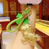 Llavero Colgante de Oro Puro 999 para el Año Nuevo del Caballo para Buena Suerte y Riqueza, Cadena para Teléfono Móvil para Fortuna Instantánea