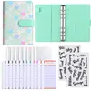 Nuevo Modelo Especialmente Diseñado para Cuadernos A6, Carpeta de Presupuesto con Corazón de PU Creativo de Amazon, Organizador Financiero al por Mayor