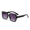 Nuevas gafas de sol con montura grande, caja lisa, tendencia de moda, gafas de sol anti-ultravioleta para el hogar, gafas personalizadas coreanas