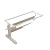 Estrutura de mesa com altura ajustável acionada por manivela, feita de aço carbono, suporte de mesa de estudo espessado, pernas de mesa ajustáveis.